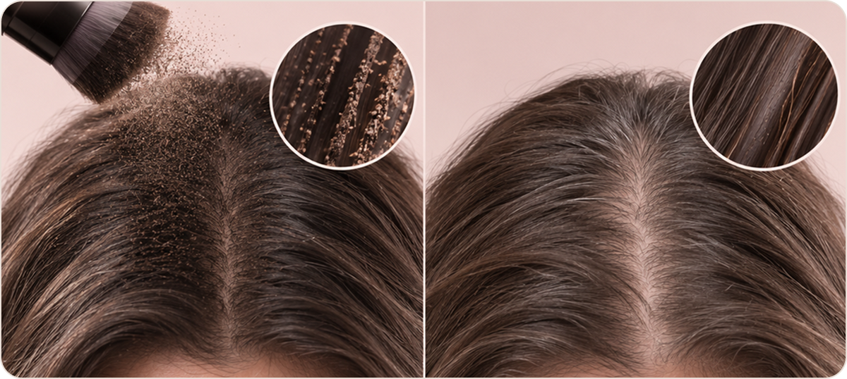 Root Powders and Hair Fibres